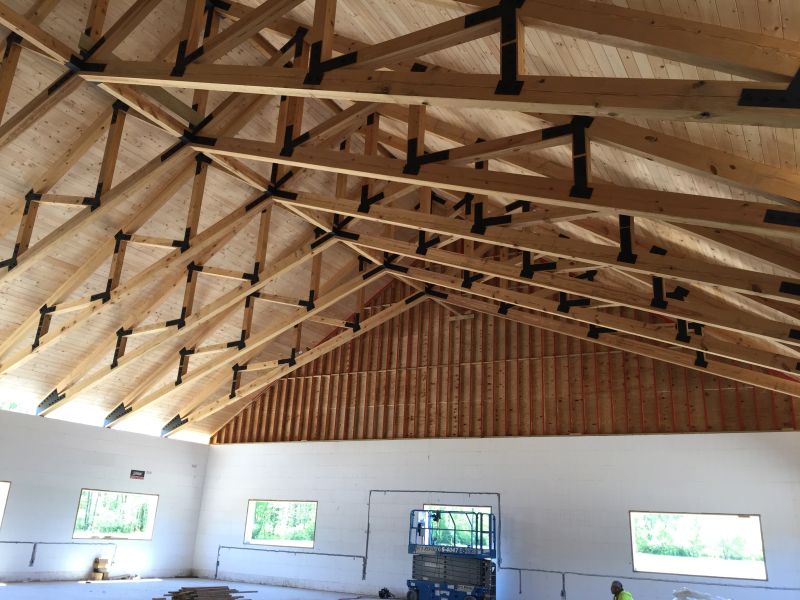 timber truss ceiling