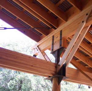 Custom rafters hardware