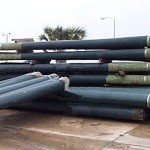 21 POLY zone coated oine pilings