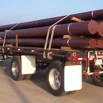 Brown 21 POLY truck piles