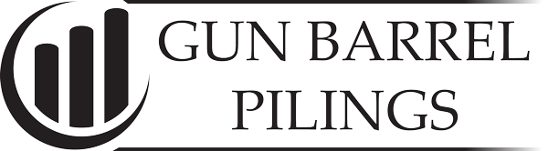 gun barrel pilings logo