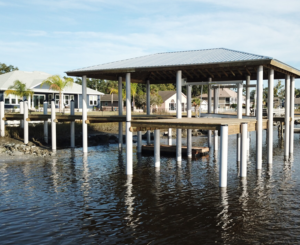 EcoPile Piling Boathouse Dock