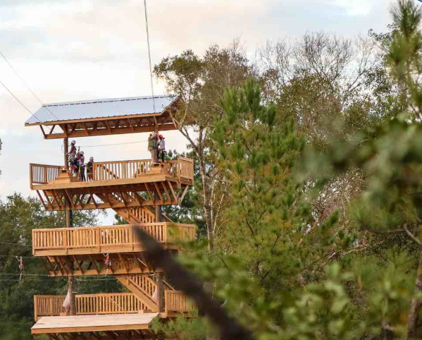 top 10 ropes courses near houston texas big rivers waterpark aerial adventures
