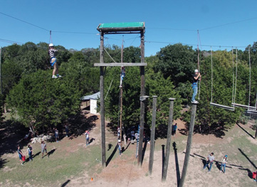 top 10 ropes courses near houston texas georgetown challenge course
